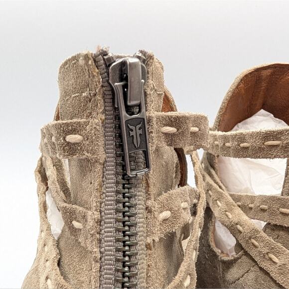 Frye Naomi Suede Ankle Booties Size 9.5 - Picture 4 of 7